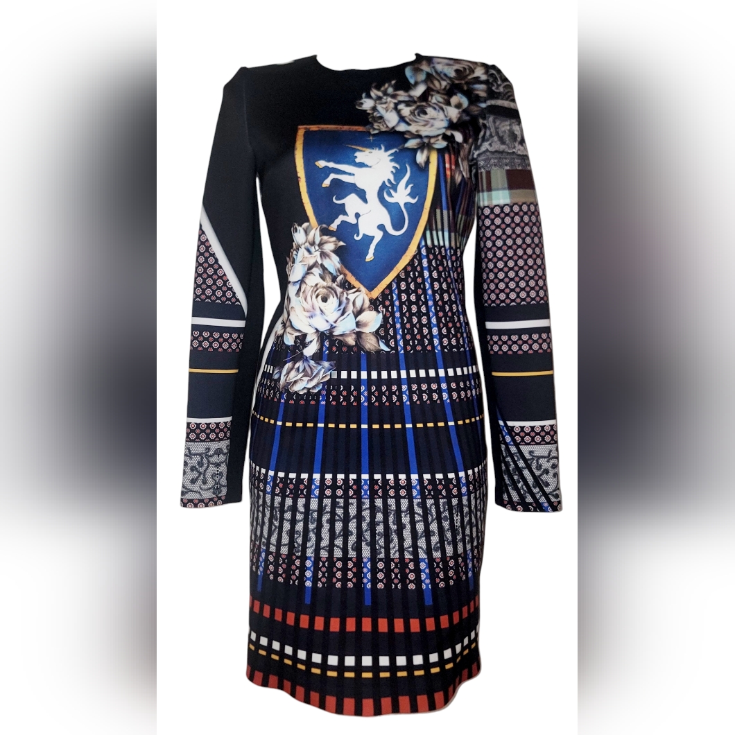 Revolve Clover Canyon Astrology Long Sleeve Bodycon Neoprene Dress Size M